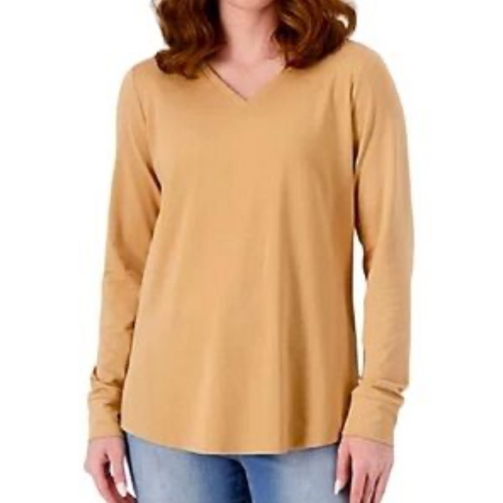 PBIN#4 • Belle by Kim Gravel Longsleeved V-Neck Tunic Top